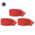thumbnail image 2 of Koyal Wholesale Crepe Paper Streamer Hanging Party Decorations Kit, 240-Feet, Red, 1-Pack, 3-Rolls, 2 of 3
