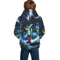 thumbnail image 5 of Youth Cartoon Hoodie Fashion Long Sleeve Kids Pullover Coat Casual Hoody Hooded Sweatshirts for Boys Girls, 5 of 8