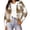 Khaki-1, variant on Flannel Jacket for Women Trendy Fleece Lined Button Down Plaid Shacket Long Sleeve Hooded Jackets Fall Winter Pocket Coat