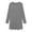 Gray, variant on ClodeEU Women's Crew Neck Long Sleeve Tunic Top, Casual Loose Fit Long Pullover Blouse ,Women's S-XXXL