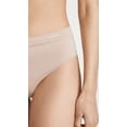 thumbnail image 4 of Calvin Klein Womens Simple One Size High-Waisted Thong Panty One Size Cedar, 4 of 4