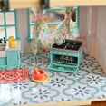 thumbnail image 6 of Honey Bee Acres Sweet Home Kitchen Decor – 27 Piece Dollhouse Furniture & Accessories – Miniature Playset with Fridge, Oven, Food & More - Kids 3+, 6 of 8