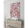 thumbnail image 6 of Marmont Hill Rose Outline Canvas Wall Art, 6 of 7