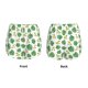 thumbnail image 3 of Balery Frogs And Tropical Leaves Pantalones cortos deportivos para mujer con forro y dos bolsillos, elásticos, para entrenamiento, gimnasio, yoga-XX-Large, 3 of 7