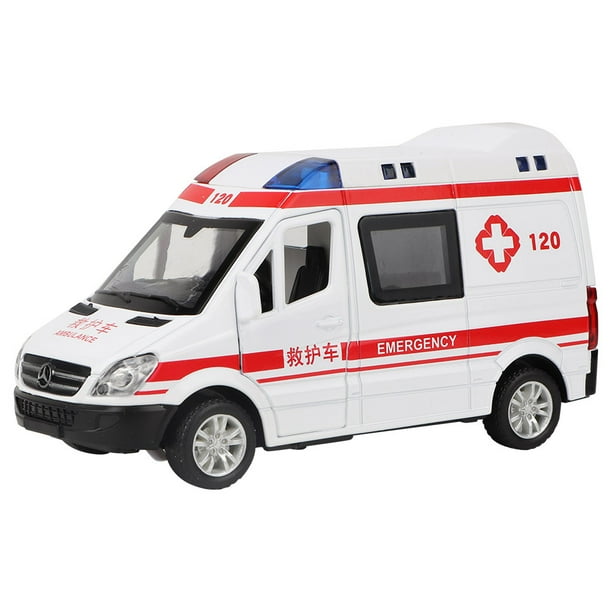 Fdit 1 36 Hospital Rescue Ambulance Diecast Alloy Model With Pull