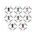 thumbnail image 5 of for 3 RC PRO Decal Skin Vinyl Wrap Film Remote Control Body Protective Sticker Coat, Purple B, 5 of 5
