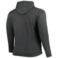 thumbnail image 3 of Men's Fanatics Heathered Black Brooklyn Nets Big & Tall Down and Distance Full-Zip Hoodie, 3 of 3