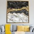 thumbnail image 4 of Alcohol Ink Art Canvas, Modenr Marble Canvas Art, Shimmery Canvas Art, Black And Gold Marble, Abstract Printed, Luxury Marble Art, Canvas Wall Decor - Gallery Wrapped, 4 of 5