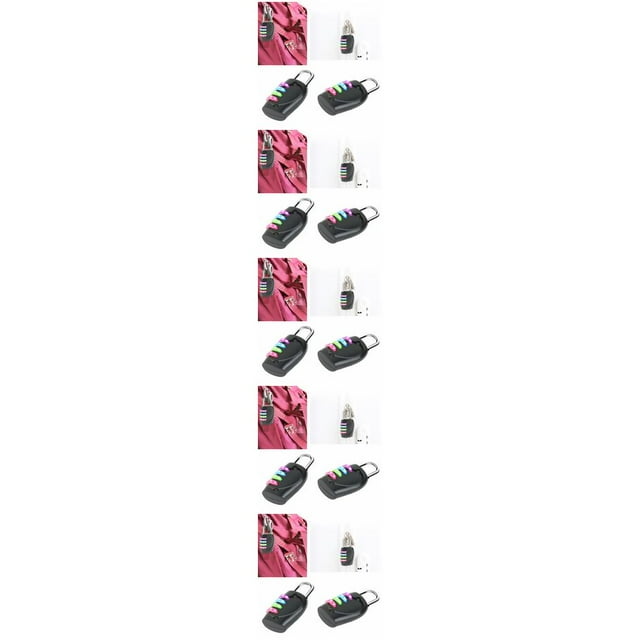 Maoww Cadenas à Combinaison 4 Chiffres pour Bureau et Gym, Camping, Valise Portable, Armoire, Portail, Alliage de Zinc, Cadenas Réinitialisable, Multifonction, Type1 NO1