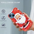 thumbnail image 2 of QZHH  for iPhone 15 Christmas Case Santa Claus, Xmas Design Soft Cute Red Pretty Cute Flexible Protective Phone Case Cover for iPhone 15, 2 of 4