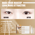 thumbnail image 4 of Double Eyelid Styling, Eyelet Lace Mesh Invisible Glue-Free Breathable Super Stick Long Lasting Clip Set, 4 of 5