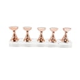 thumbnail image 1 of Seitruly 6 piezas de soportes para práctica de uñas, juego de soportes para puntas de uñas, exhibición de uñas para entrenamiento, Base de cristal, Juegos de manicura Rosa roja Seitruly CE013602-07B, 1 of 6