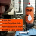 thumbnail image 2 of Kroil Original Penetrating Oil (Aerosol Spray-16.5oz Can-Case of 4), Penetrant for Rusted Bolts, Metal, Hinges, Chains, Moving Parts, Rust, Corrosion Inhibitor (AZKS162C4), 2 of 7