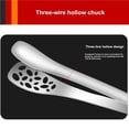 thumbnail image 3 of Billuyoard Pinzas para alimentos, accesorios de cocina, pinza para hornear de acero inoxidable para pan, pinzas para asar a la parrilla, vajilla de viaje Cocina y Comedor Billuyoard HA036565-00, 3 of 6