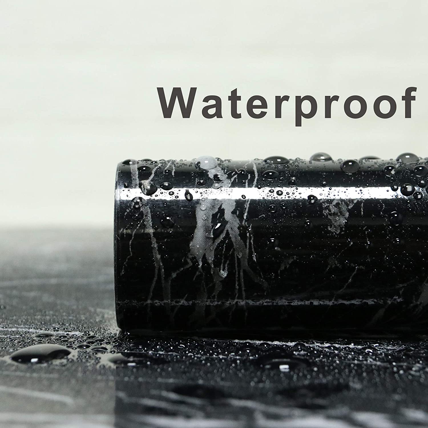 16" x 160" Marble Paper Granite Roll,Self Adhesive Thick Wallpaper for Kitchen Countertop Furniture Refurbishment,Waterproof Removable Countertop Paper Granite Vinyl Film Stick