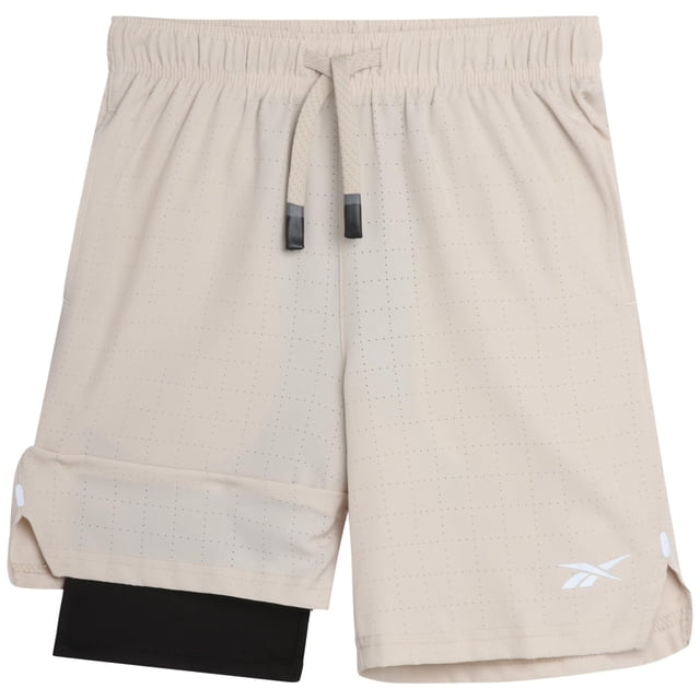 Shorts de básquet 2 en 1 para niño Reebok con forro de compresión