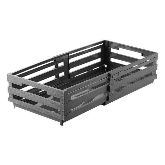 XWSHYW Contenedores de Almacenamiento Cesta de Almacenamiento Plegable, Estilo Industrial, Cesta de Almacenamiento para Acampar, Caja Organizadora de Cocina Retráctil