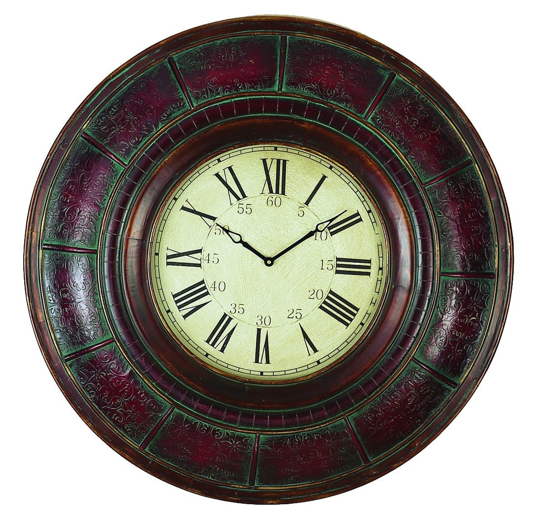 Wood Wall Clock With 36 Inch Diameter