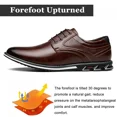 thumbnail image 5 of Men's Casual Dress Shoes Classic Leather Business Office Derby Shoes Comfortable Fashion Formal Oxford Sneakers, 5 of 7