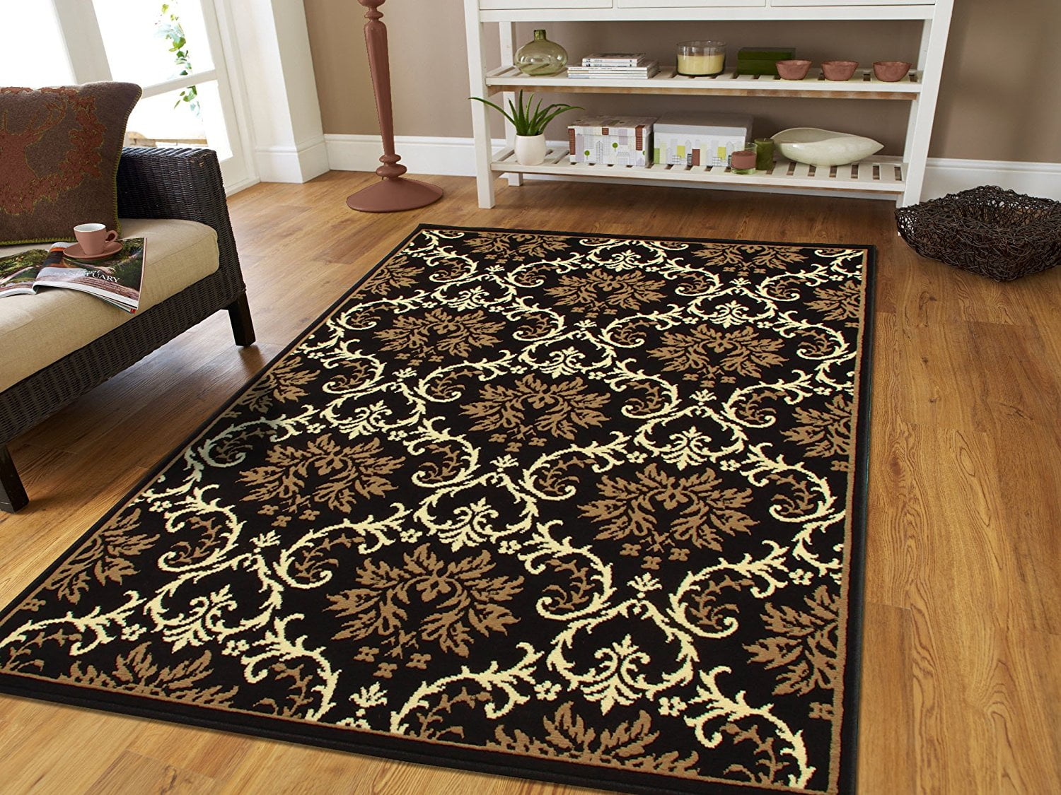 Black And Silver Living Room Rugs