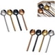 thumbnail image 1 of Xiao Hua cucharas de café, minicucharas de postre, cucharitas de té, mango esmerilado de acero inoxidable para postre, té, café, helado, pastel, sopa, 6.7 x 1.2 pulgadas, 4 colores, 1 of 4