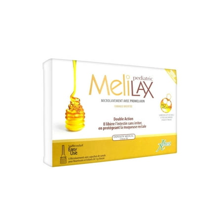 Aboca Melilax Pediatric 6 Micro Enemas for Infants and (Best Liquid For Enema)