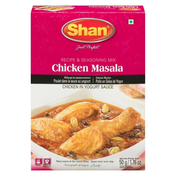 Recette de poulet Masala Shan et mélange d'assaisonnement 50 g