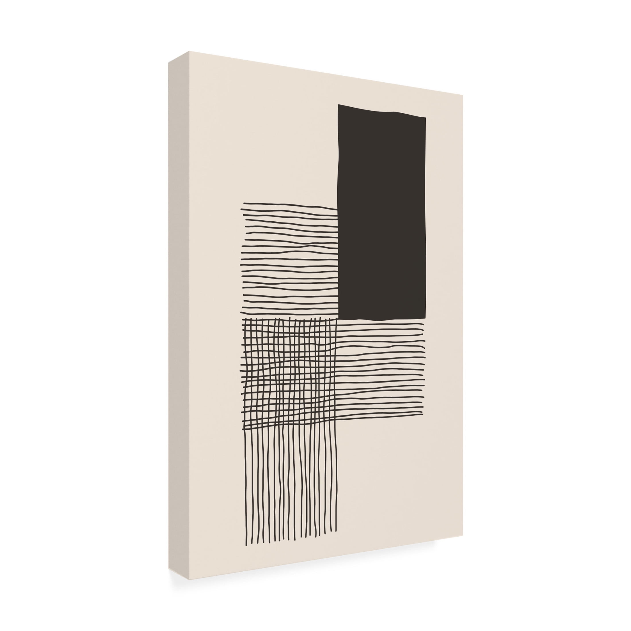 Trademark Fine Art jay stanley Dark Minimalism Series 4 Canvas Wall Art