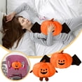 thumbnail image 3 of Halloween Bat And Pumpkin Stuffed Animal Soft Cuddly Friend For Kids Festive Party Idea, 3 of 8