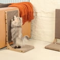 thumbnail image 6 of 2-pack Cat Board  25.6'' Tall Cardboard L Shape Vertical Scratchers For Indoor Cats Wall And Couch Large, 6 of 7