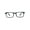 Black Red, variant on Optical Quality Rectangular Narrow Thin Plastic Mens Eyeglasses Frame Black Blue