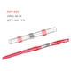thumbnail image 3 of Inteprter 300 Pcs Red Solder Seal Wire Electrical Marine Connection Connector Automotive Terminal Sleeve with Butt Soldering Crimp Electrónica miscelánea 800PCS tipo 9, 3 of 6
