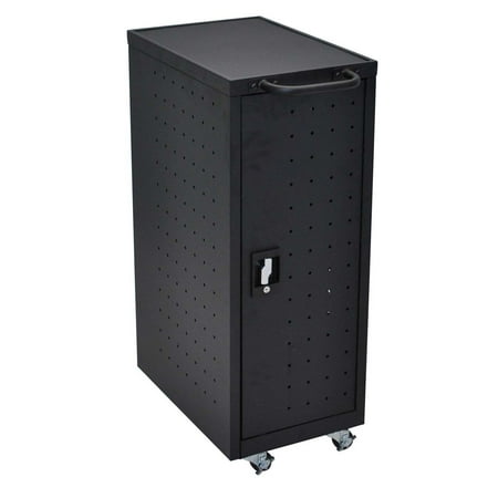 Luxor Black 12 Chromebook Charging Cart Includes E