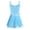 Sky Blue, variant on Aislor Kids Girls 2PCS Ballet Dance Tutu Dress Dancewear Gymnastics Leotard with Chiffon Wrap Skirt Outfits