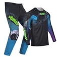 thumbnail image 4 of Willbros MX Gear Set Dirt Bike Motocross Jersey Pants Combo Offroad Riding Racing Suit Black Blue Purple (Jersey XL Pants 36), 4 of 6