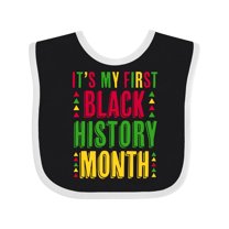 Inktastic My First Black History Month Boys or Girls Baby Bib