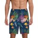 thumbnail image 1 of Balery Undersea Animals Pantalones cortos de pijama de punto de algodón para hombre con cinturilla y bolsillos-XX-Large, 1 of 6