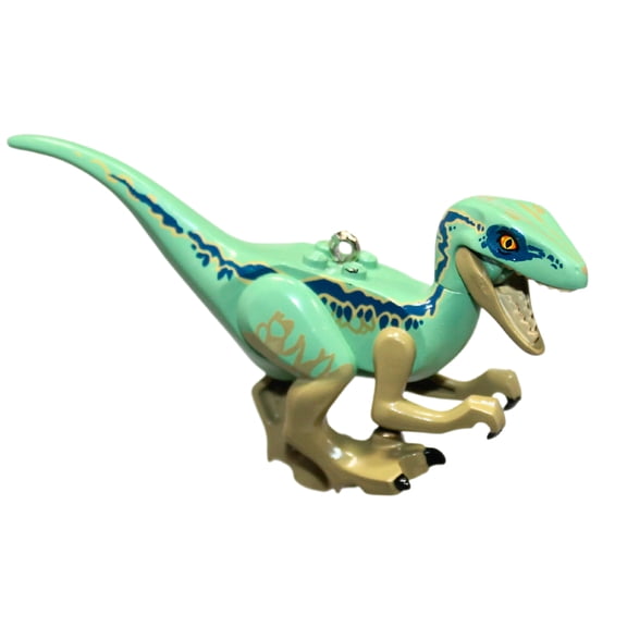 2020 Velociraptor Blue LEGO Jurassic World Hallmark Keepsake Christmas Tree Ornament QXI2554