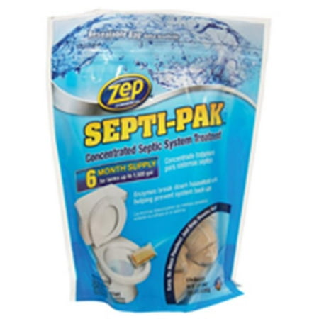 Zep Septi-Pak ZSTP6 Septic System Treatment, 12 oz