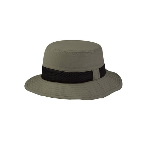 TASLON UV MESH FOR VENTILATION BUCKET HAT - Olive Medium/Large
