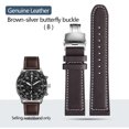 thumbnail image 3 of Correa de reloj de piel de vaca de alta calidad para pulsera Citizen CA0690 CA0695-17E CA4500 Correa de reloj de caucho y acero para hombre de 20 mm y 22 mm, 3 of 5