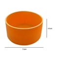 thumbnail image 2 of Botella de agua manga antideslizante silicona taza de agua cubierta protectora inferior (naranja), 2 of 7