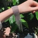 thumbnail image 5 of de de imitación con borla larga, s llamativas, joyería de mano para boda Plata Hugo Pulsera de moda, 5 of 10