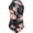 Black Flower, variant on Women One Piece Swimsuit High Neck Plunge Ruched Tummy Control Bathing Suit
