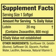 thumbnail image 2 of Spring Valley Lutein with Zeaxanthin Dietary Supplement Softgels, 20mg, 90 Count, 2 of 9