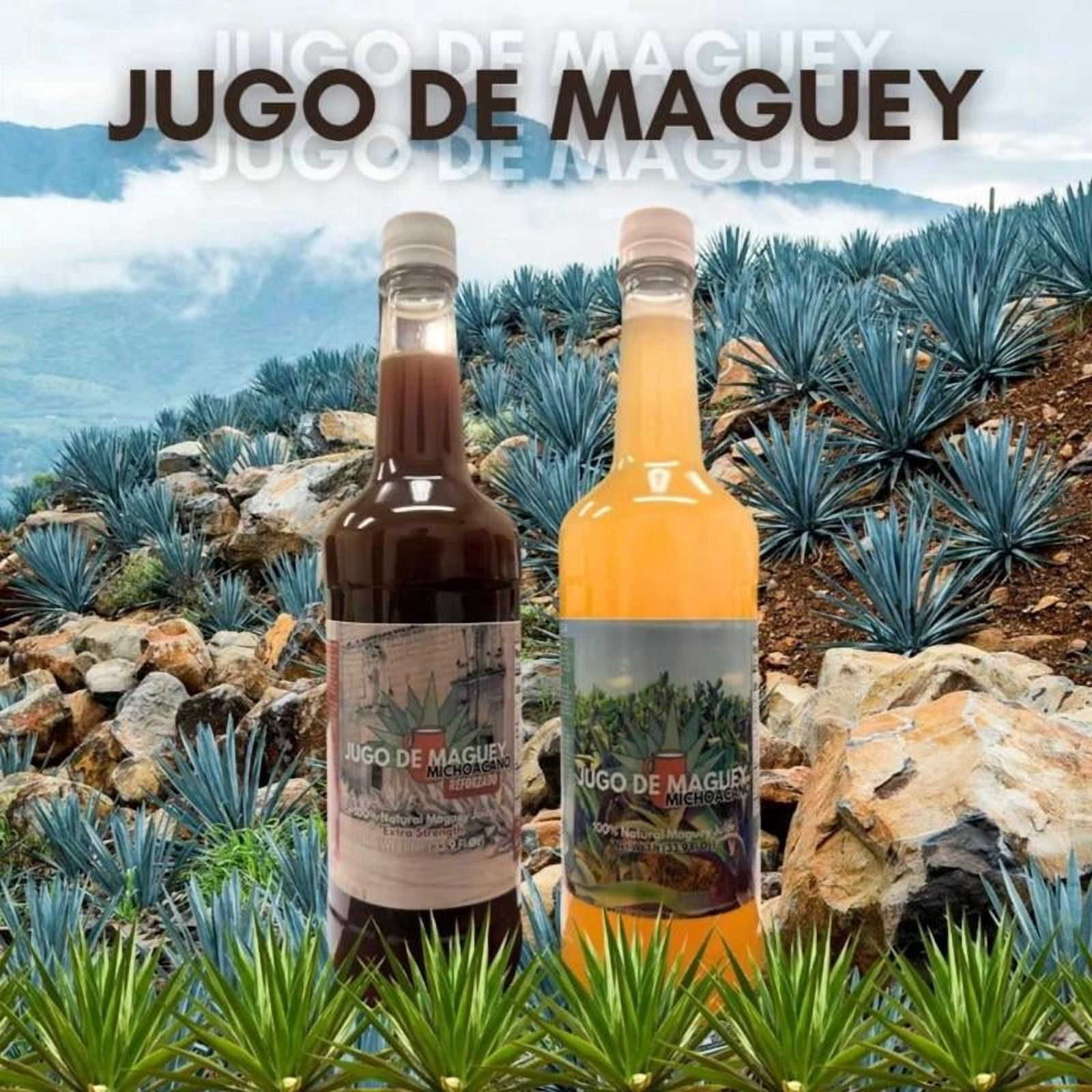 Maguey Juice - Jugo De Maguey Michoacano Tarasco de 1 litro (33.3Fl Oz) 100% Natural
