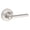 Nickel, variant on Kwikset 300CSLRDT-15 Casey Privacy Door Lever Set - Nickel