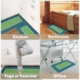 thumbnail image 5 of UNIWELL 2-Pack Kitchen Rugs, Non-Slip Machine Washable Mats for Laundry & Sink 17"x30"+17"x47" Green, 5 of 6