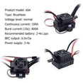 thumbnail image 3 of Motor Sin Escobillas Tmvgtek Impermeable 3650 3900Kv Motor Sin Escobillas 60A Esc Combo Para 1/10 Rc Cars Black, 3 of 6