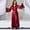 Win Red, variant on Gift TIMIFIS Women's Silk Robes Lace Robes Bride Bridesmaid Party Satin Bathrobe V Neck Sleepwear Loungewear Dressing Gowns with 3/4 Sleeve - Spring/Summer